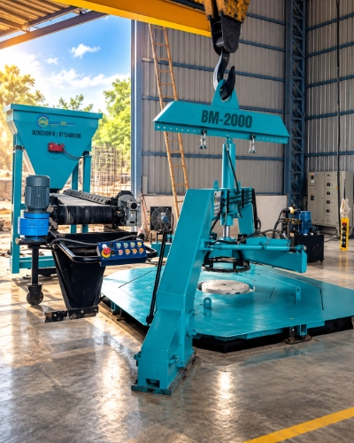 BM 2000 Vertical Concrete Pipe Making Machine